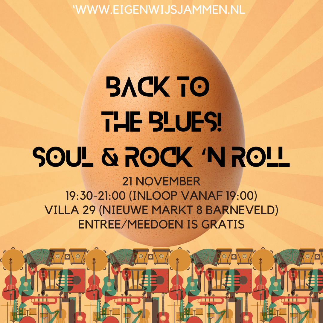 Foto van 'Ei'genwijze Jamsessie: Back to the Blues!
