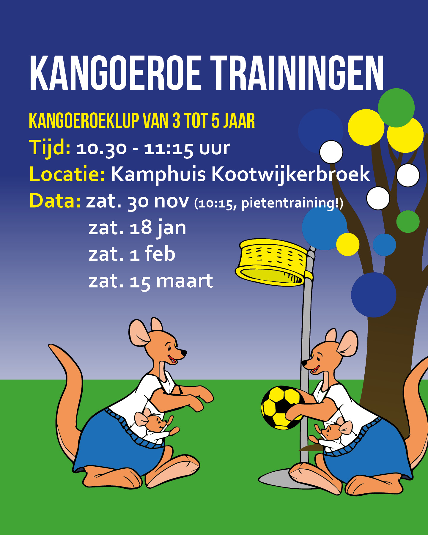 Foto van kangoeroeKlup voor kinderen van 3 t/m 6 jaar
