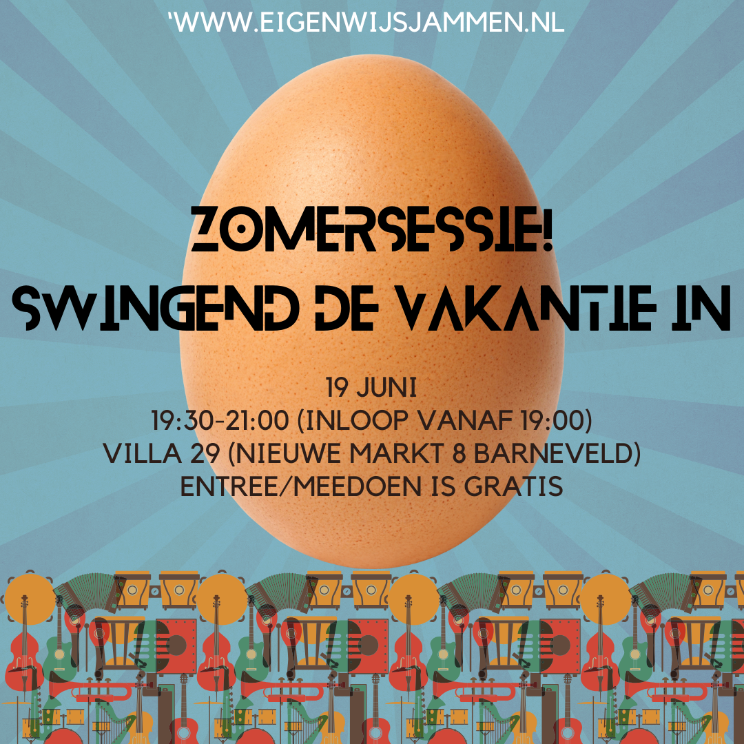 Foto van 'Ei'genwijs Jammen: Swingend de vakantie in!