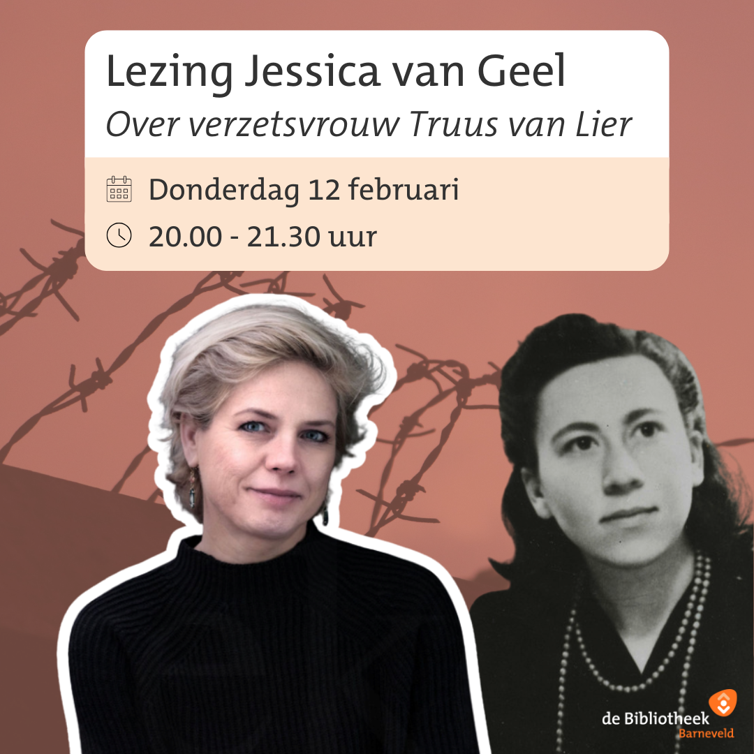 Foto van Lezing Jessica van Geel over verzetsvrouw Truus