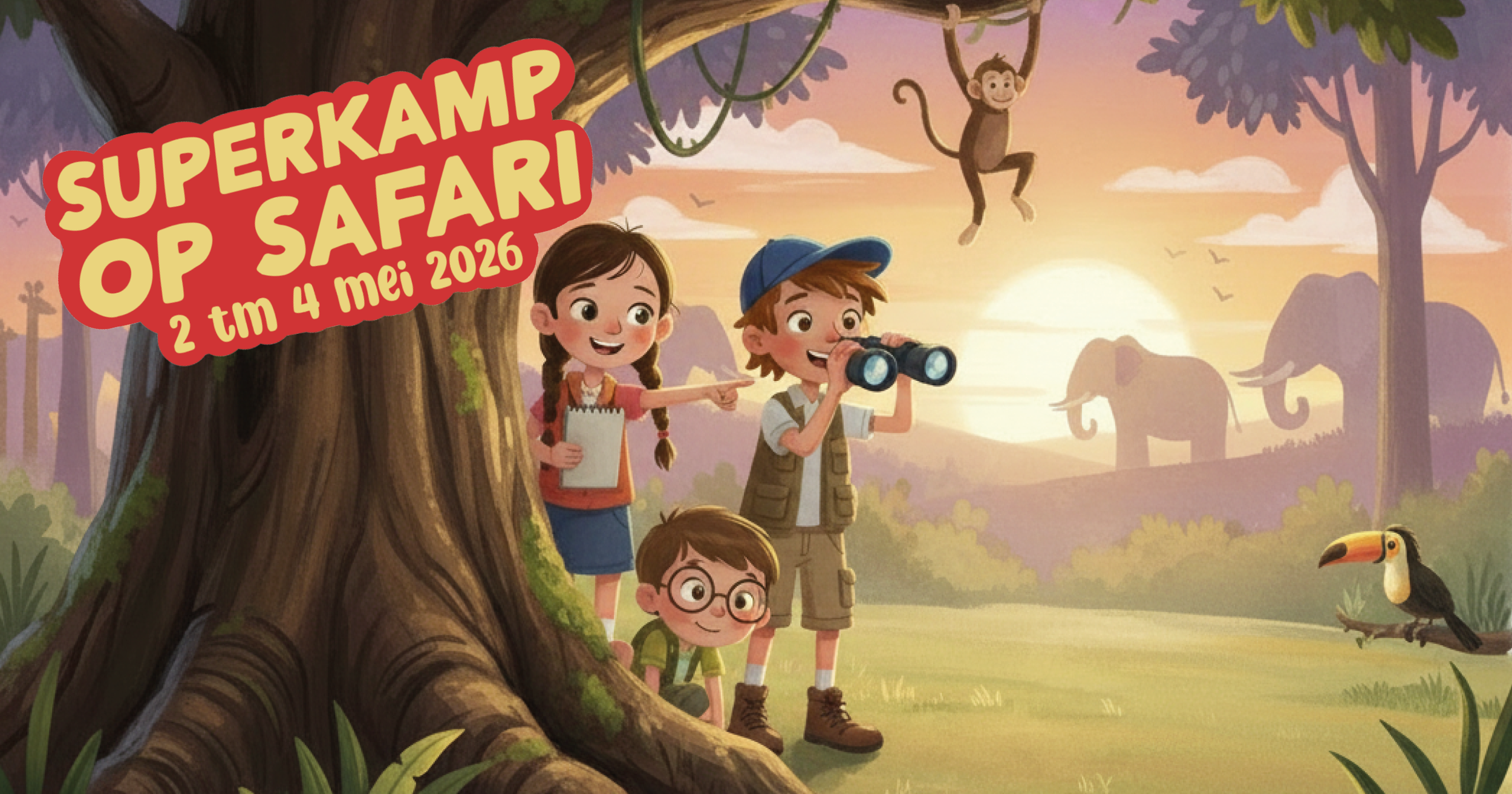 Foto van opgeven voor SUPERKAMP op SAFARI