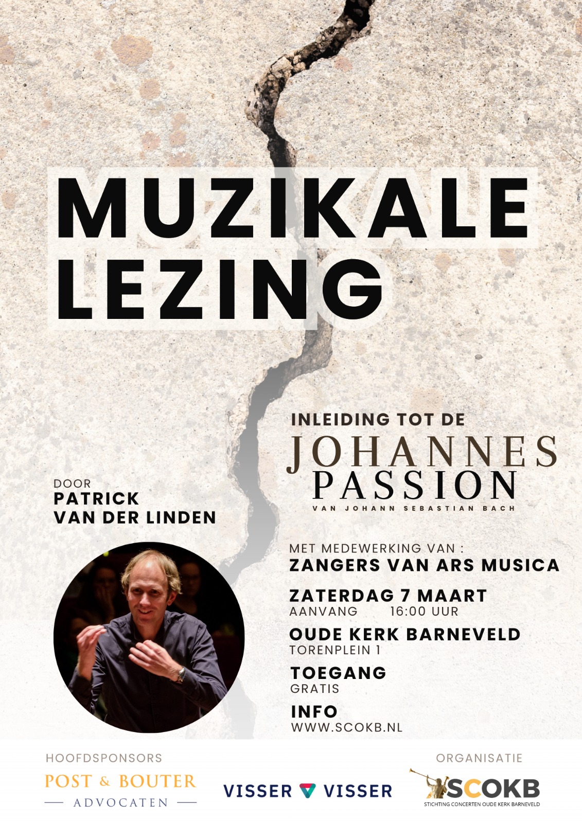 Foto van Muzikale Lezing - inleiding Johannes-Passion J.S. Bach