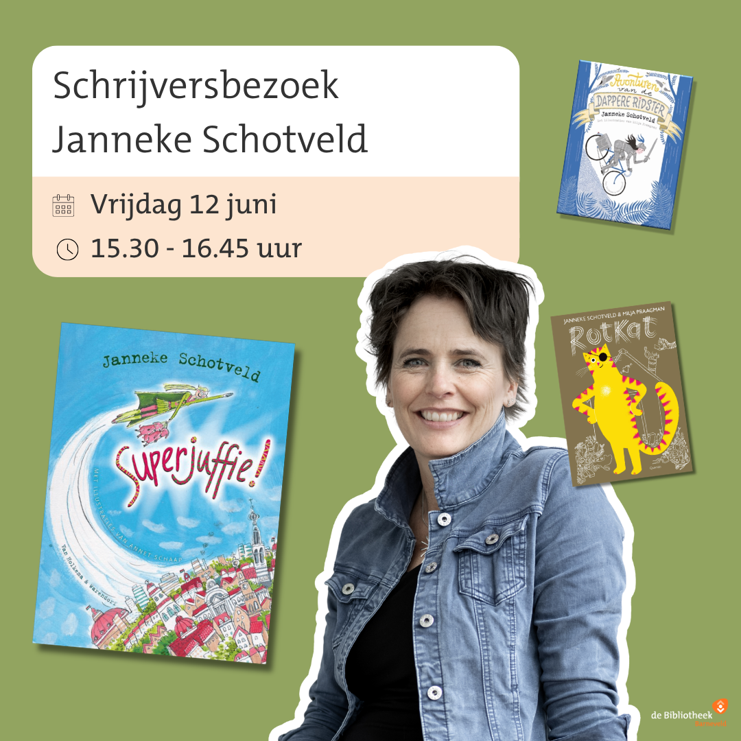 Foto van Schrijversbezoek Janneke Schotveld